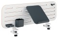 Organizer Leitz Ergo na akcesoria mocowany do biurka, z uchwytem na laptopa, 80 x 25 cm