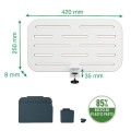  Mały organizer Leitz Ergo na akcesoria mocowany do biurka, 42 x 25 cm