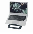Ultrapłaska aluminiowa podstawka pod laptopa Leitz Ergo, z regulacją wysokości
