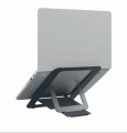 Ultrapłaska aluminiowa podstawka pod laptopa Leitz Ergo, z regulacją wysokości