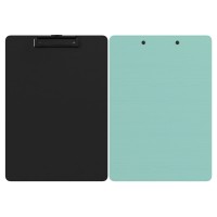 Podkładka z klipem Berlingo Instinct A-4, miętowo-czarna