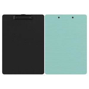 Podkładka z klipem Berlingo Instinct A-4, miętowo-czarna