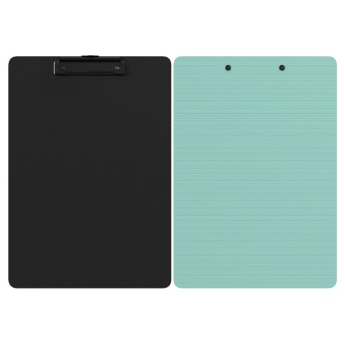 Podkładka z klipem Berlingo Instinct A-4, miętowo-czarna