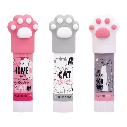 Klej szkolny Meshu Cats w sztyfcie, 8g