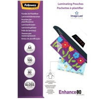 Folia do laminowania Fellowes PREMIUM ImageLast™ A-4, 80 μm, 100 sztuk