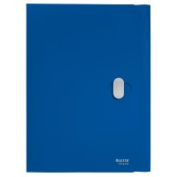 Teczka z klipsem Leitz Recycle A-4, PP, niebieska