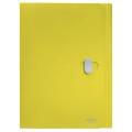 Teczka z klipsem Leitz Recycle A-4, PP, żółta