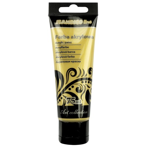 Farba akrylowa Flamingo Line złota 75ml