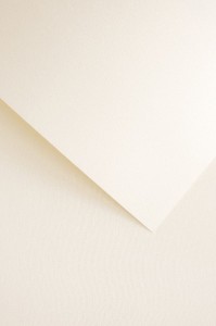 Papier wizytówkowy Len A-4 Galeria Papieru, 20 arkuszy, kremowy