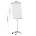 Flipchart Mobilny Nobo Essentials, 68x105x200 cm, na kółkach