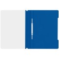 Skoroszyt plastikowy Leitz A-4, w 30% z przedużytkowego tworzywa z odzysku, niebieski