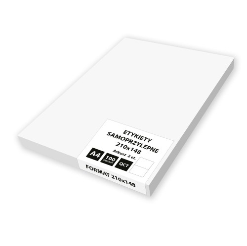 Etykieta Emerson A-4, 210x148mm, 100 arkuszy, białe opakowanie (2)