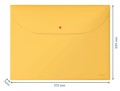Teczka kopertowa na zatrzask Leitz Cosy A-4 z kieszonką, żółta