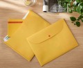 Teczka kopertowa na zatrzask Leitz Cosy A-4 z kieszonką, żółta