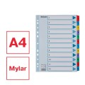 Przekładki kartonowe Esselte Mylar A-4, 12 przekładek