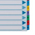 Przekładki kartonowe Esselte Mylar A-4, 12 przekładek