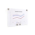 Tablica suchościeralna magnetyczna Classic Memobe, 120x100 cm, aluminiowa rama
