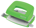Dziurkacz mini Leitz NeXXt Recycle do 10 kartek, zielony