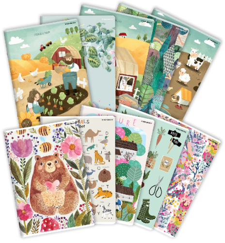 Zeszyt A-5 TOP-2000 Megamix 16 kartek, w kratkę