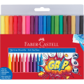 Flamastry Faber Castell Grip, 20 kolorów