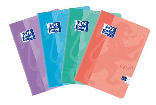 Zeszyt A-5 Oxford Touch Pastel, 60 kartek, w kratkę