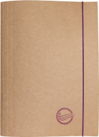 Teczka kartonowa z gumką Barbara Eco, 300g/m2, wiatr