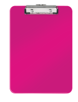 Podkładka z klipem Leitz WOW A-4, różowa