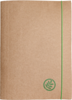 Teczka kartonowa z gumką Barbara Eco, 300g/m2, ziemia