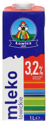 Mleko Łowickie 1 litr 3,2%