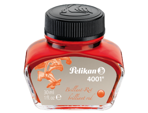 Atrament Pelikan 4001 czerwony, 30ml