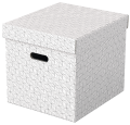 Pudełko ozdobne do przechowywania Esselte Cube z rączką, 3 sztuki