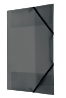 Teczka plastikowa z gumką Tetis BT624 A-4 czarna