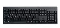 Klawiatura Kensington KB100 EQ przewodowa, czarna