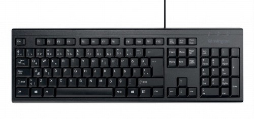 Klawiatura Kensington KB100 EQ przewodowa, czarna