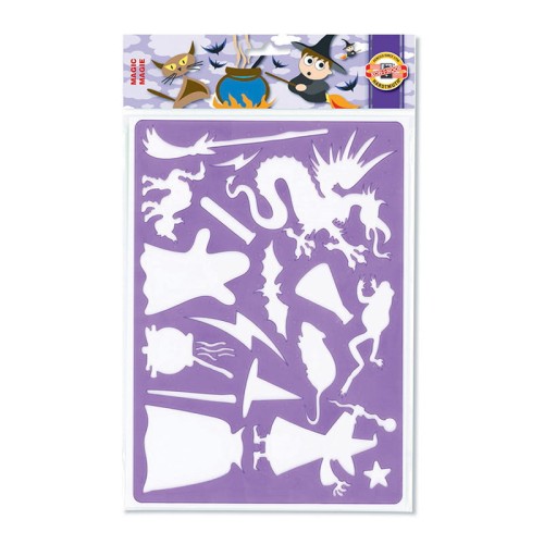 Szablon dla dzieci Koh-I-Noor, Czary