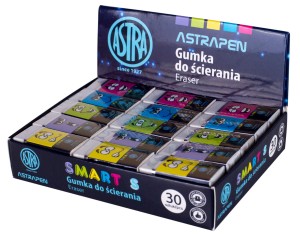 Gumka ołówkowa Smary Astra biała