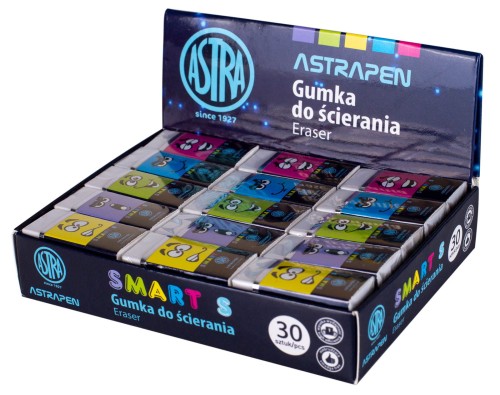Gumka ołówkowa Smary Astra biała