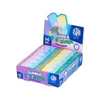 Gumka Astra pastelowa dwukolorowa
