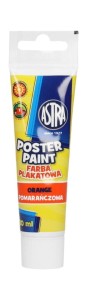 Farba plakatowa Astra 30ml w tubie pomarańczowa