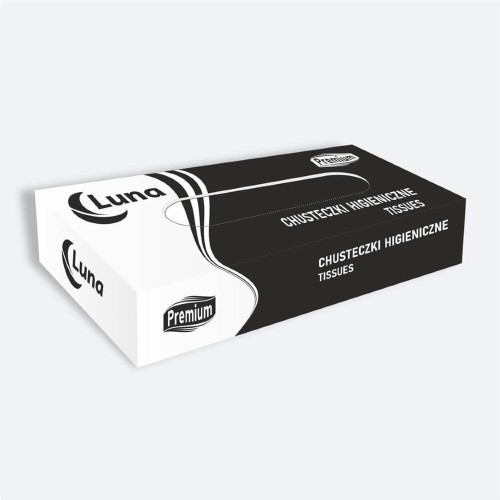 Chusteczki higieniczne Luna Premium karton, 100 sztuk