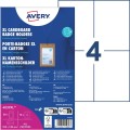 Ekologiczne holdery na identyfikatory A6 Avery 4839XL – 50 szt., FSC®, z wkładami
