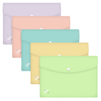 Teczka kopertowa na zatrzask Oxford Urban A-5, mix kolorów pastelowych