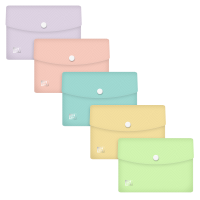 Teczka kopertowa na zatrzask Oxford Urban A-6, mix kolorów pastelowych