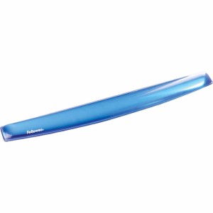 Podkładka żelowa przed klawiaturę Fellowes Crystal, niebieska