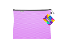 Teczka kopertowa na suwak Tetis B-5, fioletowa