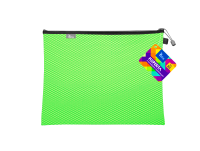 Teczka kopertowa na suwak Tetis B-5, jasnozielona