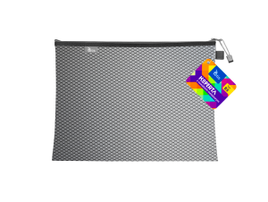 Teczka kopertowa na suwak Tetis B-5, czarna