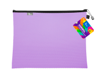 Teczka kopertowa na suwak Tetis A-4, fioletowa