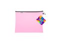 Teczka kopertowa na suwak Tetis A-5, różowa