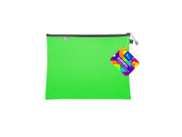 Teczka kopertowa na suwak Tetis A-5, jasnozielona